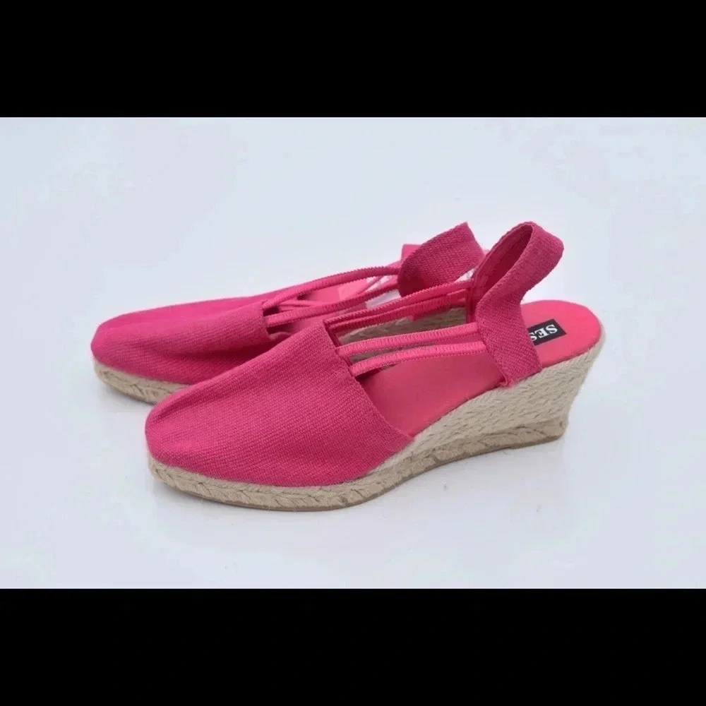 NWT Sesto Meucci Espradille wedge